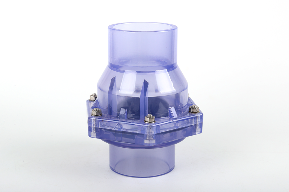 西区街道透明翻板式止回阀